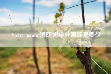 固安消防大学分数线是多少