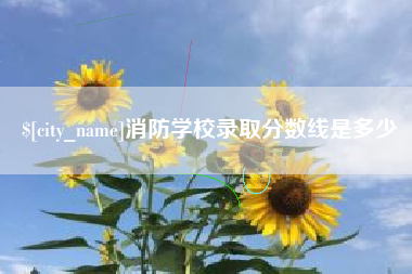 固安消防学校录取分数线是多少