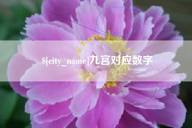 固安九宫对应数字