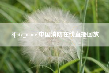 固安中国消防在线直播回放