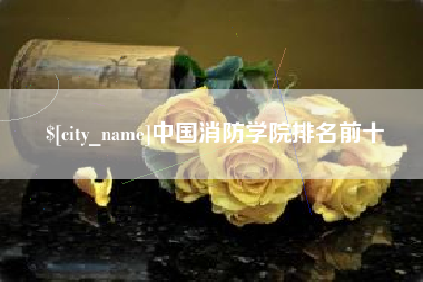 固安中国消防学院排名前十
