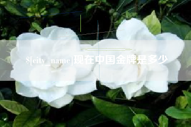 固安现在中国金牌是多少
