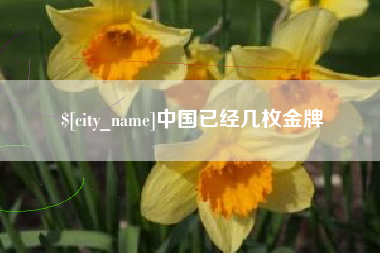 固安中国已经几枚金牌