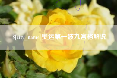 固安奥运第一波九宫格解说