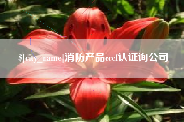 固安消防产品cccf认证询公司