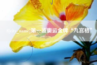 固安第一波奥运金牌“九宫格”