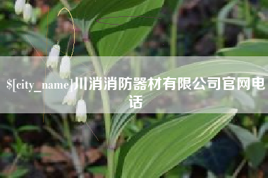 固安川消消防器材有限公司官网电话