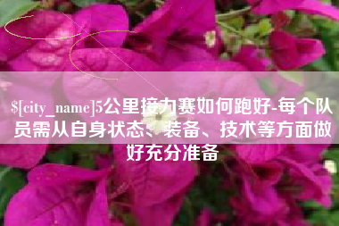 固安5公里接力赛如何跑好-每个队员需从自身状态、装备、技术等方面做好充分准备