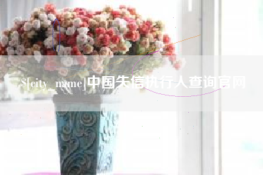 固安中国失信执行人查询官网