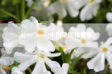 固安中国地图像素版