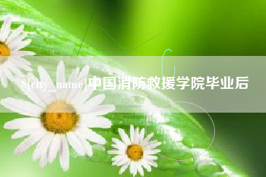固安中国消防救援学院毕业后