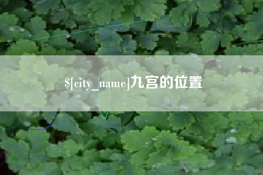 固安九宫的位置