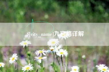 固安九宫格详解