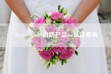 固安消防产品ccc认证查询