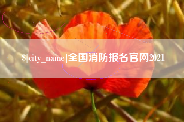 固安全国消防报名官网2021