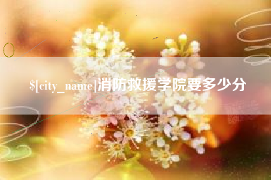 固安消防救援学院要多少分